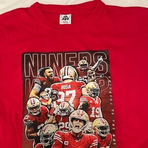 Red NFL Graphic T-Shirt 49er’s